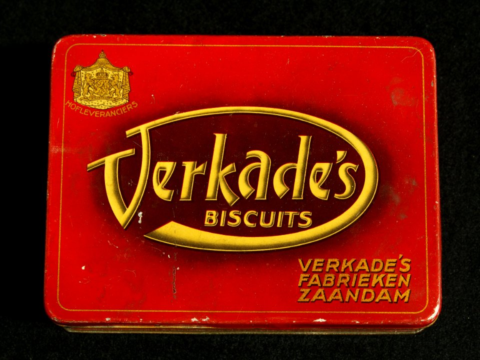 Verkade Biscuits blik, foto1