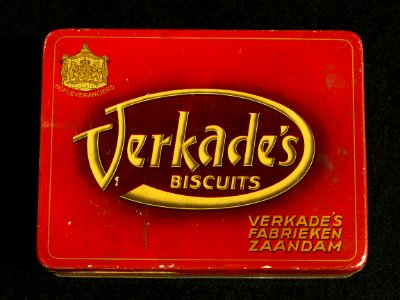 Verkade Biscuits blik, foto1