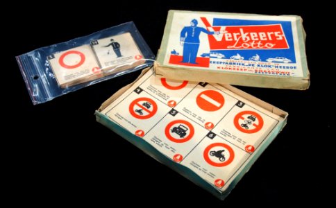 Verkeers lotto spel van de fabrikante van Klokzeep en Sneeuwwit, foto4