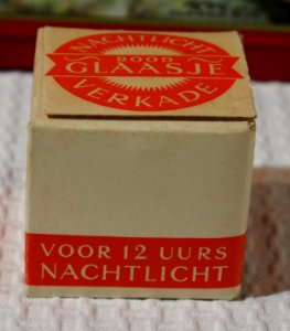 Verkade nachtlicht glaasje