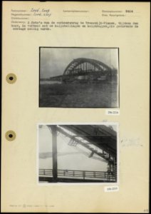 Verkeersbrug (Lekbrug) te Vreeswijk-Vianen met de hulpstellingen en hulpbruggen, Bestanddeelnr 256-2214