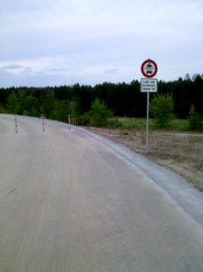 Verkehrsregelung an der westlichen Auffahrt zur Neuseenbrücke 2017