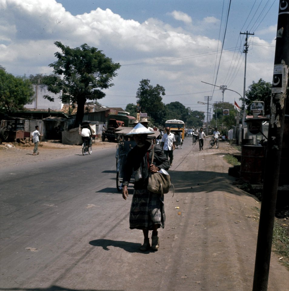 Verkeersweg in Jakarta, Bestanddeelnr 254-9094