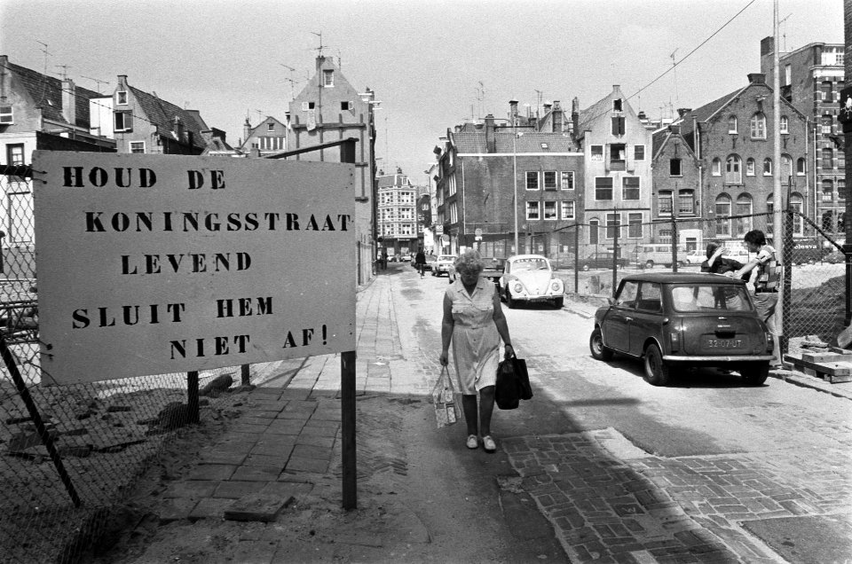Verkeersweg door het braakliggende terrein, Bestanddeelnr 928-0732