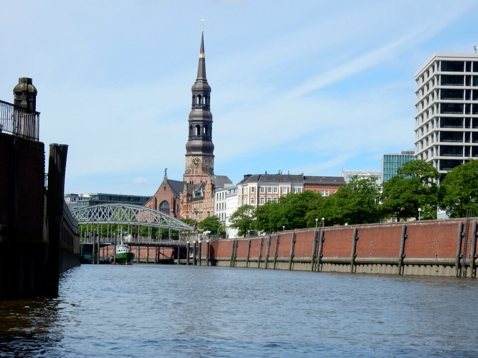 Hamburg harbour cruise waters