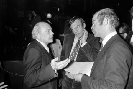 Verkiezingsbijeenkomst progressieve drie in Koopmansbeurs i.v.m. uitslagen, v.l., Bestanddeelnr 926-0615