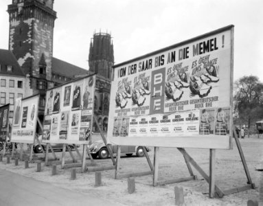 Verkiezingsborden Duitse verkiezingen in Duisburg, Bestanddeelnr 908-9379