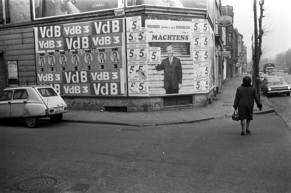 Verkiezingsbord in Brussel, Bestanddeelnr 927-0446