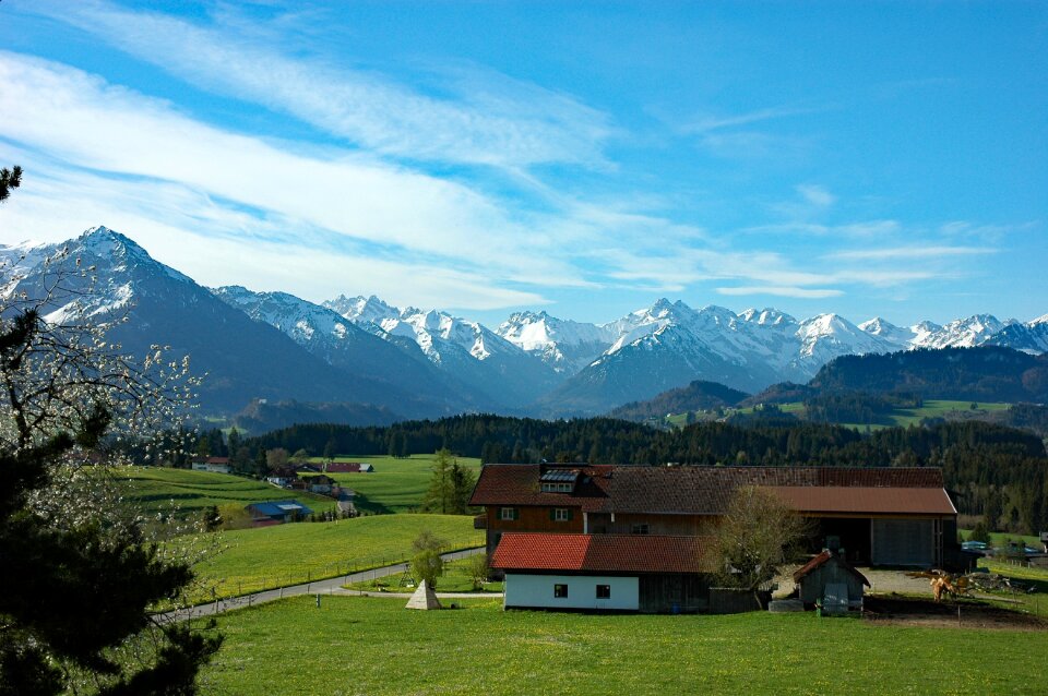 Mountain panorama nature