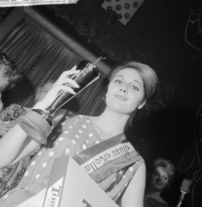 Verkiezing Miss Holland 1961 Winnares Annemarie Brink, Bestanddeelnr 912-4871