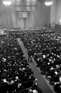 Verkiezingscongres PvdA in Concertgebouw te Haarlem, overzichten, Bestanddeelnr 919-9502