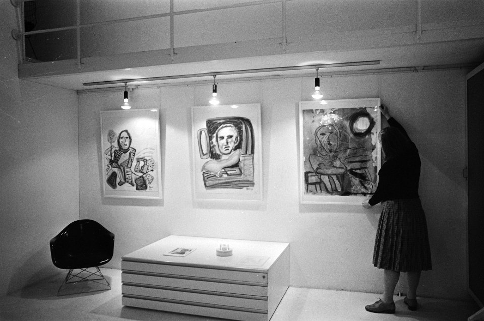 Verkoop tentoonstelling opent as zondag Karel Appel in de gallery Collection dAr, Bestanddeelnr 931-9223