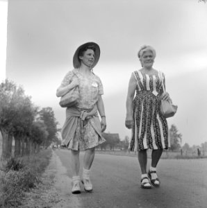 Vierdaagse Apeldoorn van start, de wandelaars op weg, Bestanddeelnr 916-6678