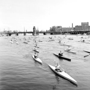 Vierde Taversie d'Amsterdam, start Berlagebrug, Bestanddeelnr 934-5659