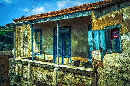 Aged weathered architecture