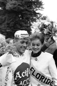 Vierde Etappe Ronde van Nederland . Groeneweg over de finish, Bestanddeelnr 912-4928