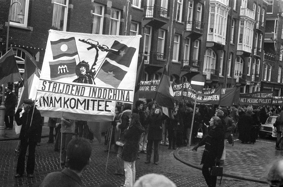Vietnamdemonstratie in Amsterdam, Bestanddeelnr 926-9013