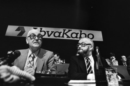 Vierdaags congres van ABVAKABO in RAI-conrescentrum. Jaap van der Scheur (22a.2, Bestanddeelnr 932-0746