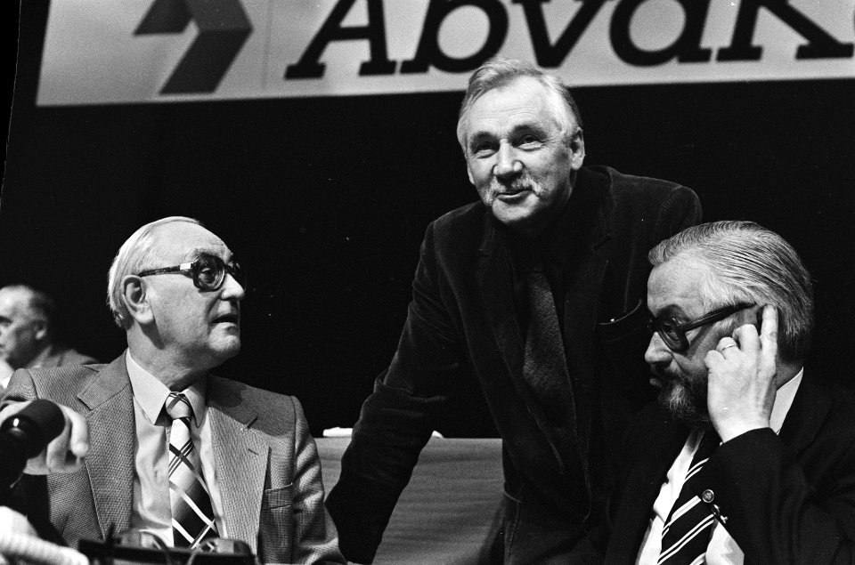 Vierdaags congres van ABVAKABO in RAI-conrescentrum. Jaap van der Scheur volgt , Bestanddeelnr 932-0744