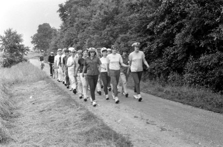 Vierdaagse Apeldoorn, een groep in de buurt van Loenen, Bestanddeelnr 919-3746
