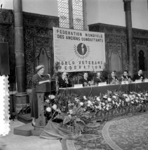Vierde algemene Assemblee van The World Veterans Federation in de Ridderzaal D, Bestanddeelnr 906-1114