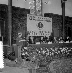 Vierde algemene Assemblee van The World Veterans Federation in de Ridderzaal D, Bestanddeelnr 906-1118