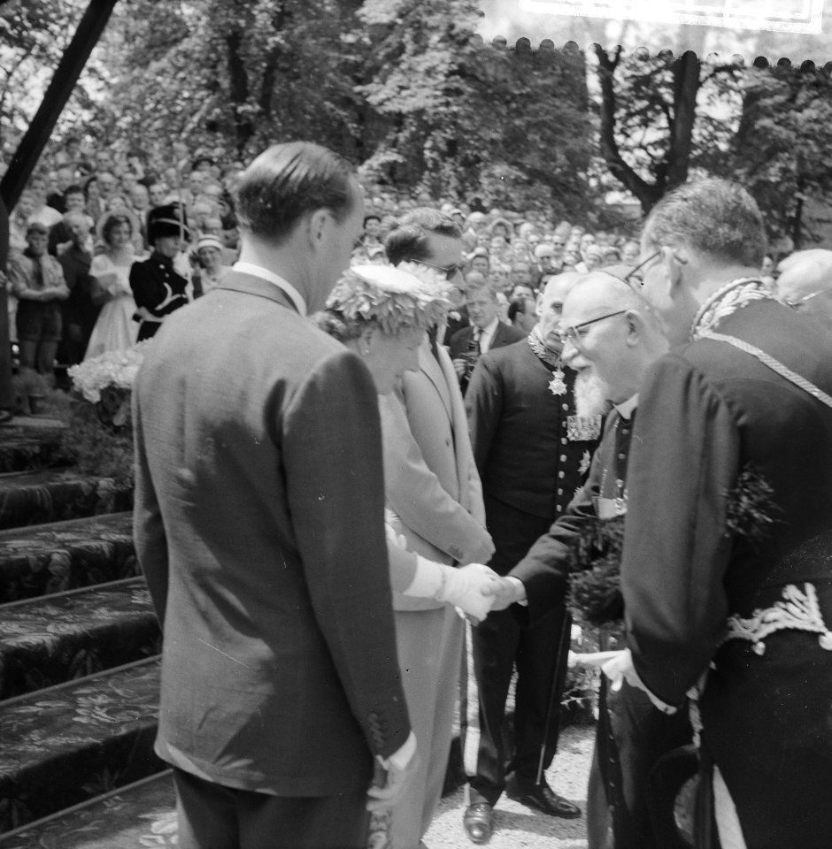 Vierde dag van het bezoek van Koning Boudewijn bezoek aan Maastricht en omgeving, Bestanddeelnr 910-5171