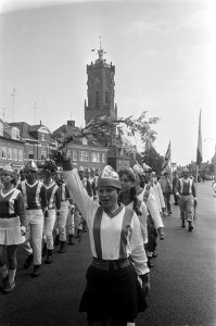 Vierdaagse Nijmegen eerste dag groep uit Israel, Bestanddeelnr 923-6843