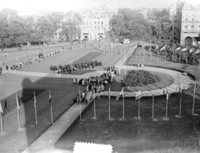 Viering van de dag der Verenigde Naties op het Frederiksplein, Bestanddeelnr 906-0584