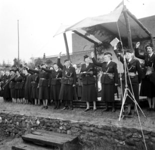 Viering 35 jarig bestaan N.P.G. (Nederlands Padvindsters Gilde) Jubeldag op de, Bestanddeelnr 904-5712