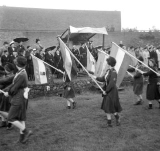 Viering 35 jarig bestaan N.P.G. (Nederlands Padvindsters Gilde) Jubeldag op de, Bestanddeelnr 904-5719
