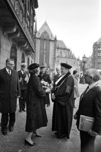 Viering 350e Dies Natalis universiteit Amsterdam in Nieuwe Kerk in Amsterdam. 28, Bestanddeelnr 931-8998