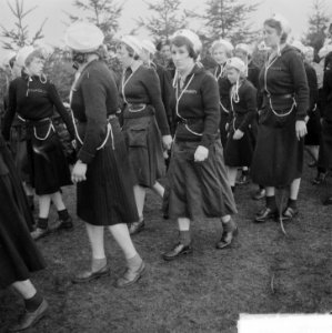 Viering 35 jarig bestaan N.P.G. (Nederlands Padvindsters Gilde) op de Goudsberg , Bestanddeelnr 904-5708