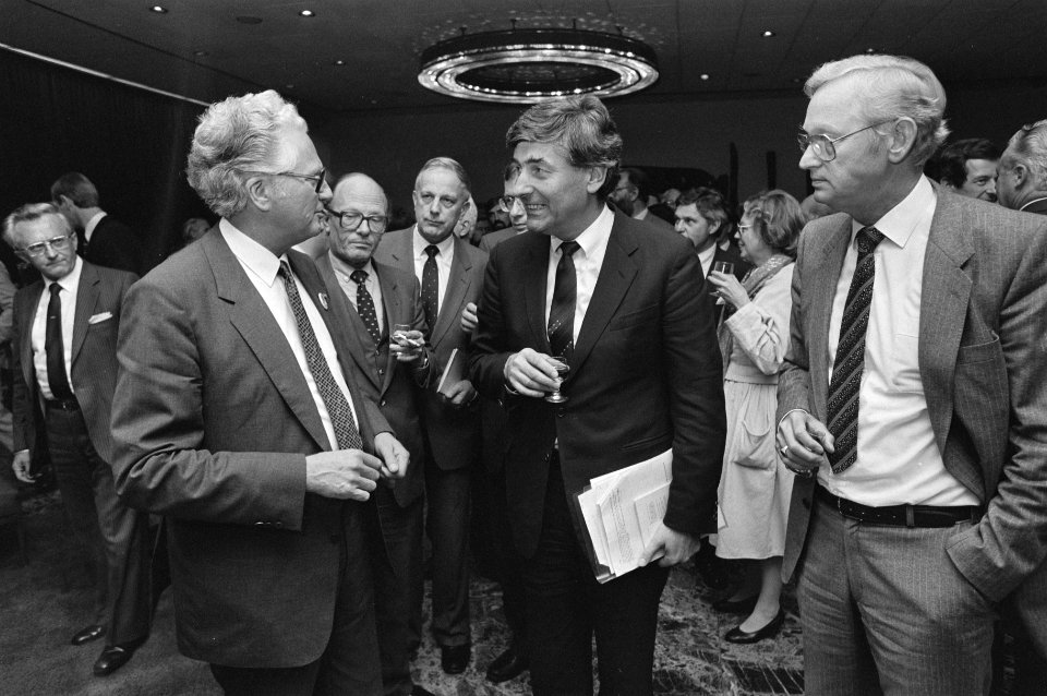 Viering 75 jaar CNV in Utrecht CNV-voorzitter Van de Meulen , Rietkerk , Piet S, Bestanddeelnr 933-0885