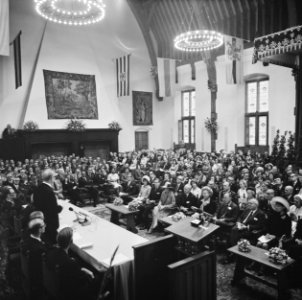 Viering Zilveren Regeringsjubileum van Koningin Juliana in Den Haag , Koninklijk, Bestanddeelnr 926-6672