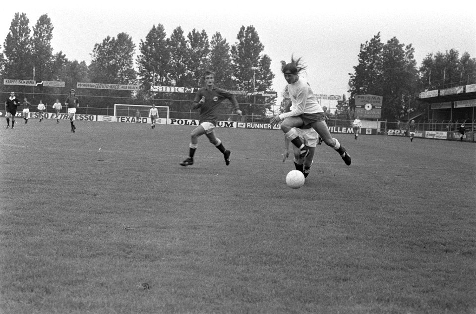Vierlandentoernooi UEFA 1972 voor jeugdelftallen, spelmoment Denemarken tegen No, Bestanddeelnr 925-7941