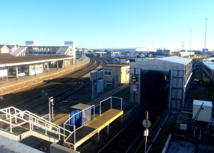 View across Fratton Station (November 2017)