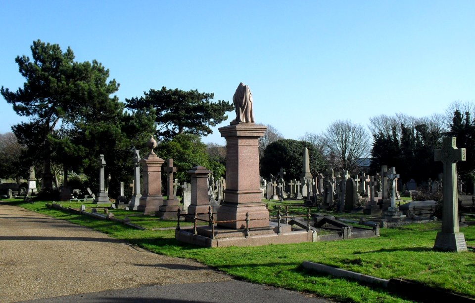 View across Hove Cemetery (Southern Part)