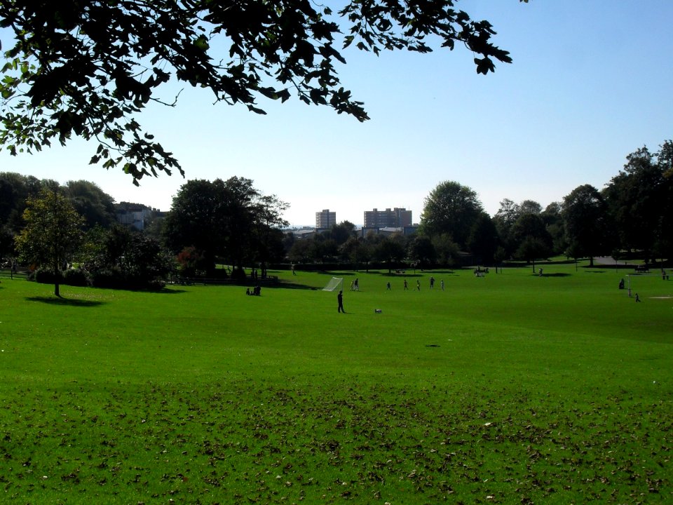 View across Hove Park, Hove (October 2010)