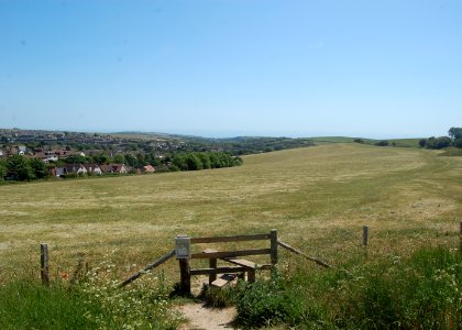View across Woodingdean from top end of Happy Valley (May 2020) (2)