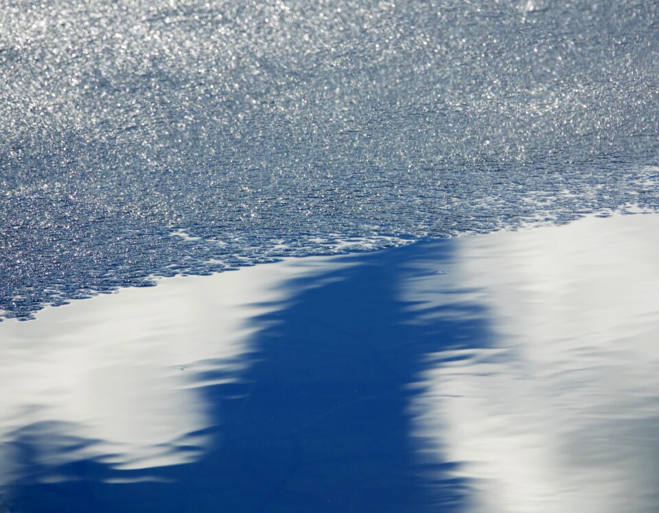 Winter cold ice