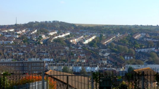 View across Bear Road and Coombe Road areas from Hollingdean, Brighton (October 2011) (3)