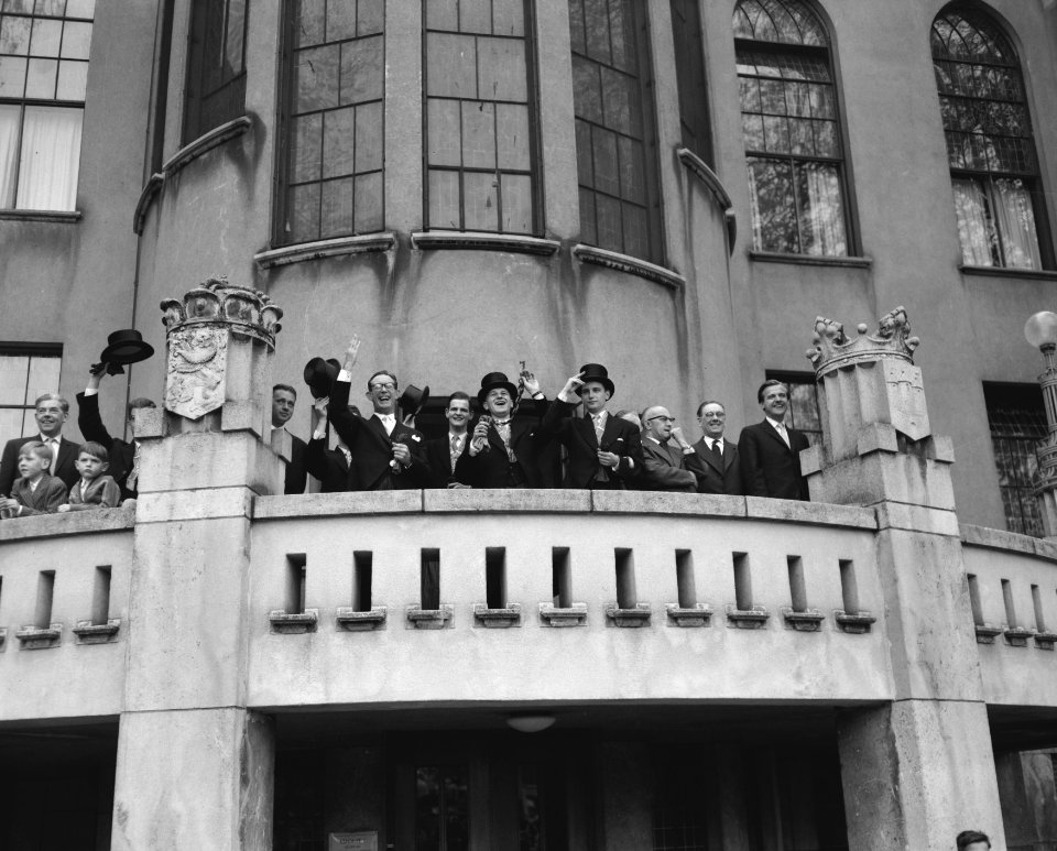 Viering zesde lustrum van het studentencorps St Olof te Tilburg, Bestanddeelnr 909-5554