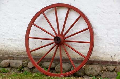 Wooden wheel antique wheel old