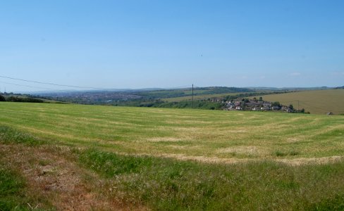 View across South Downs from Drove Road, Woodingdean (May 2020) (1)