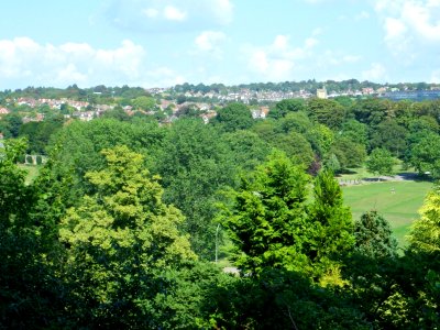 View across Preston Park from Highcroft Villas, Prestonville (August 2013) (1)