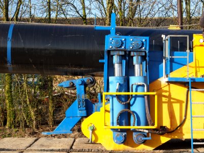 Vietz EV 42- 56 pipe bending machine with pipe after bending