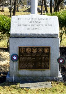Vietnam War Memorial - Mt. Pleasant Cemetery - Arlington, MA - DSC08603