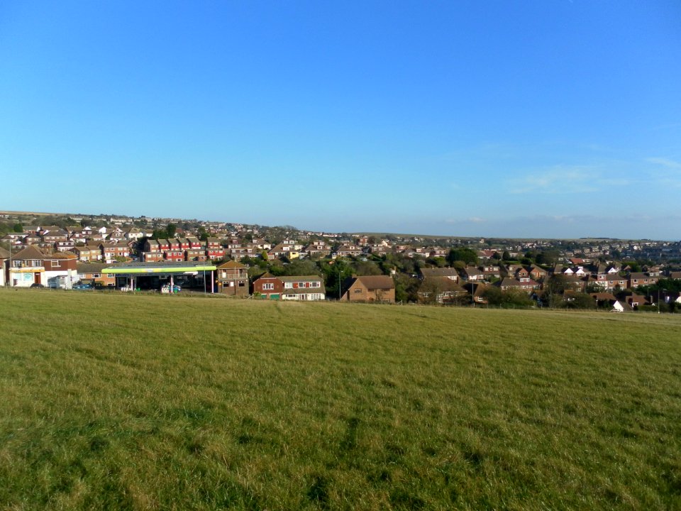 View across Woodingdean from Warren Road (October 2011) (2)