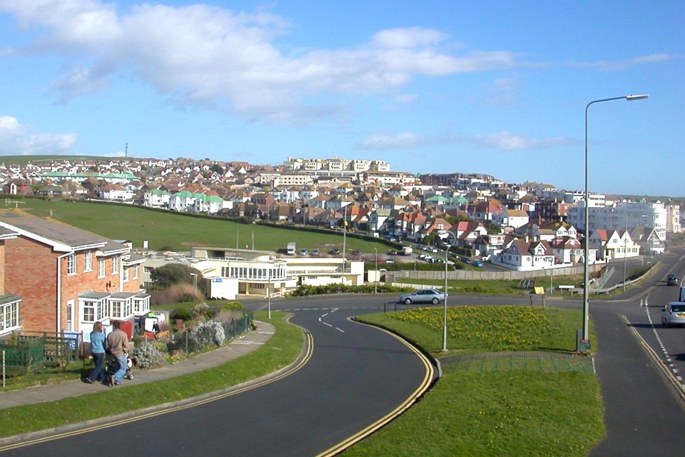 View across Saltdean from Marine Drive (March 2007)